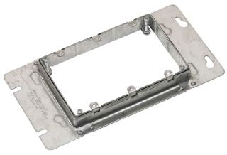 Eaton B-Line B3AJ THREE DEVICE ADJUSTABLE PLASTER RING Box of 25 New Surplus