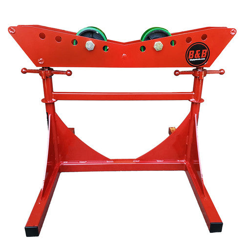 B&B 3806 Mega Roller For 4-48" Pipe 6000lb. Capacity 28-33" Height- Reconditioned  with 1 yr Operational Warranty