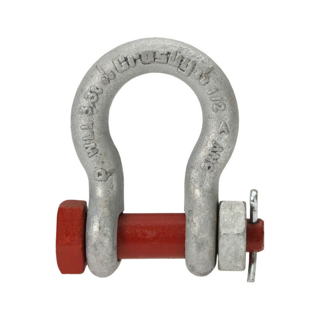 Crosby 1021174 85 Ton 2-1/2" Bolt type Anchor Shackle - Reconditioned w/ 1 Year Operational Warranty