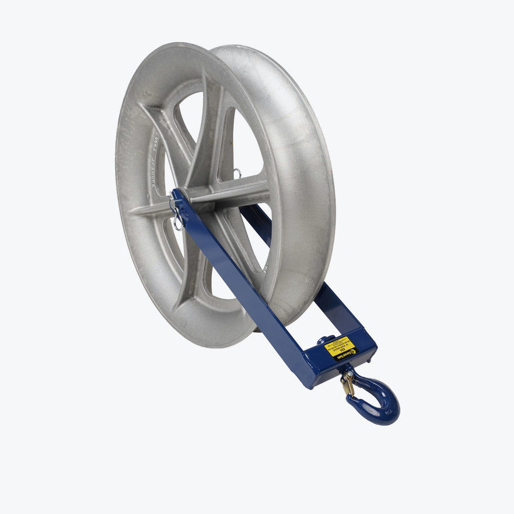 Current Tools 424 24" Hook Type Cable Sheave 4,000 lbs Capacity - Reconditioned  with 1 yr Operational Warranty