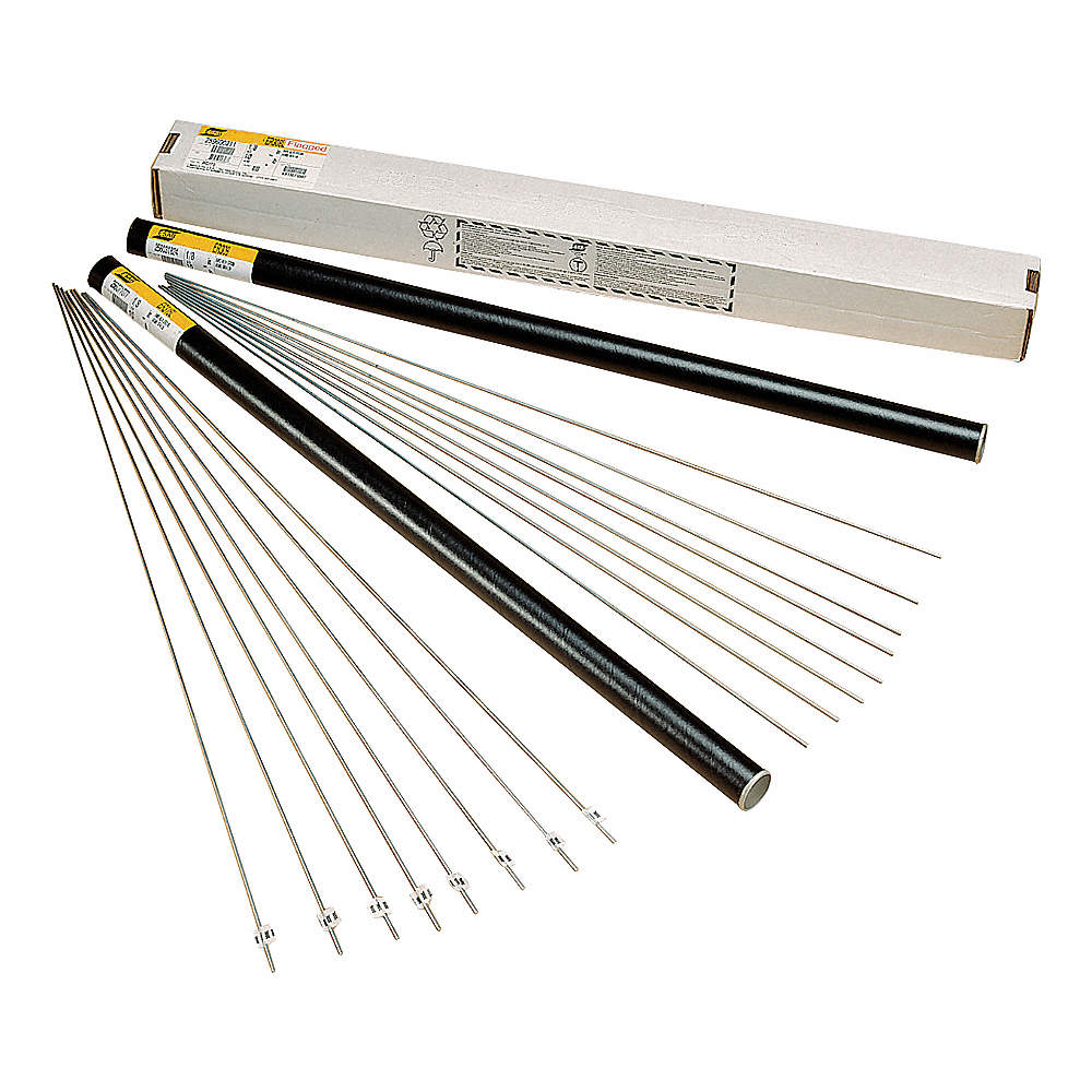 ESAB #165332R150 OK TIG ROD, 309L, MIN 85500 PSI, 40 IN L, 1/8 IN DIA, STAINLESS STEEL, 5 KG     NEW SURPLUS