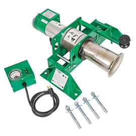 Greenlee 6800 Ultra Tugger Portable Cable Puller with Floor Mount & Force Gauge 