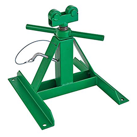 Greenlee 687 Adjustable Screw-Type Reel Jack Stand 13"-28"- Remanufactureded - General Equipment & Supply