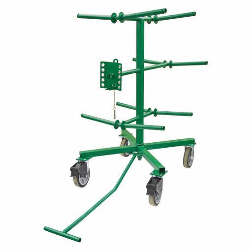 Greenlee 910 Wire Dispenser Assembly Cart ( 10 Spindle)- Remanufactureded - General Equipment & Supply