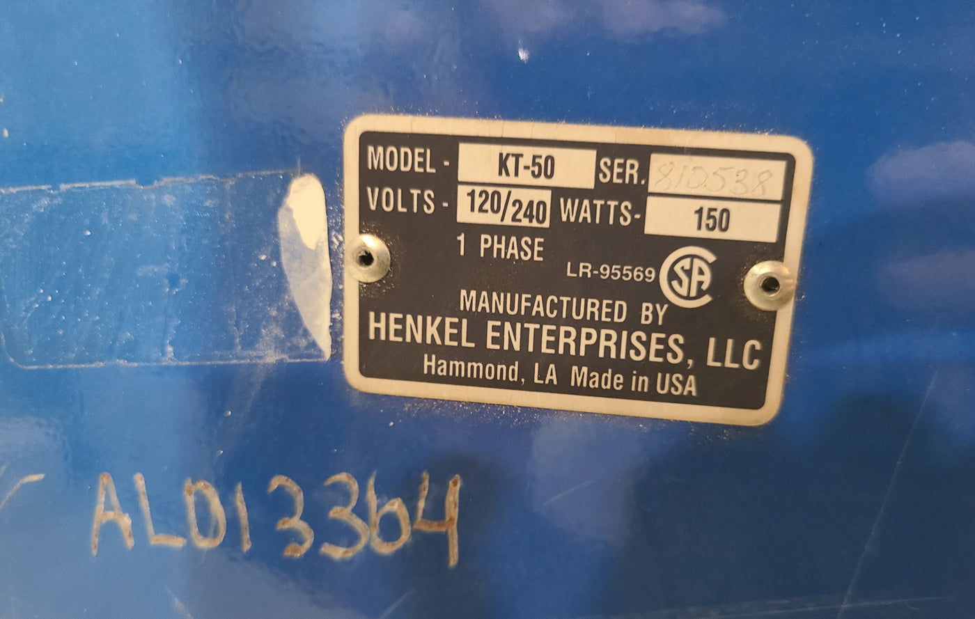Keen KT-50 Portable Welding Rod Oven - Reconditioned