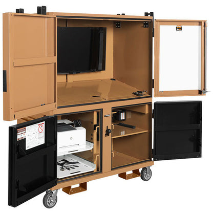 Knaack 118-01 Data Vault Mobile Station Bare with Casters - Reconditioned