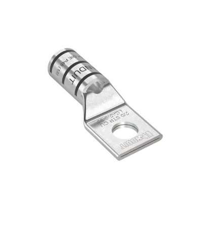 PANDUIT Pan-Lug™ LCA2/0-38-X Comp. Lug, 2/0, Tin Plt Copper, Strt, One 3/8" Stud, 10 PER BOX,       NEW SURPLUS