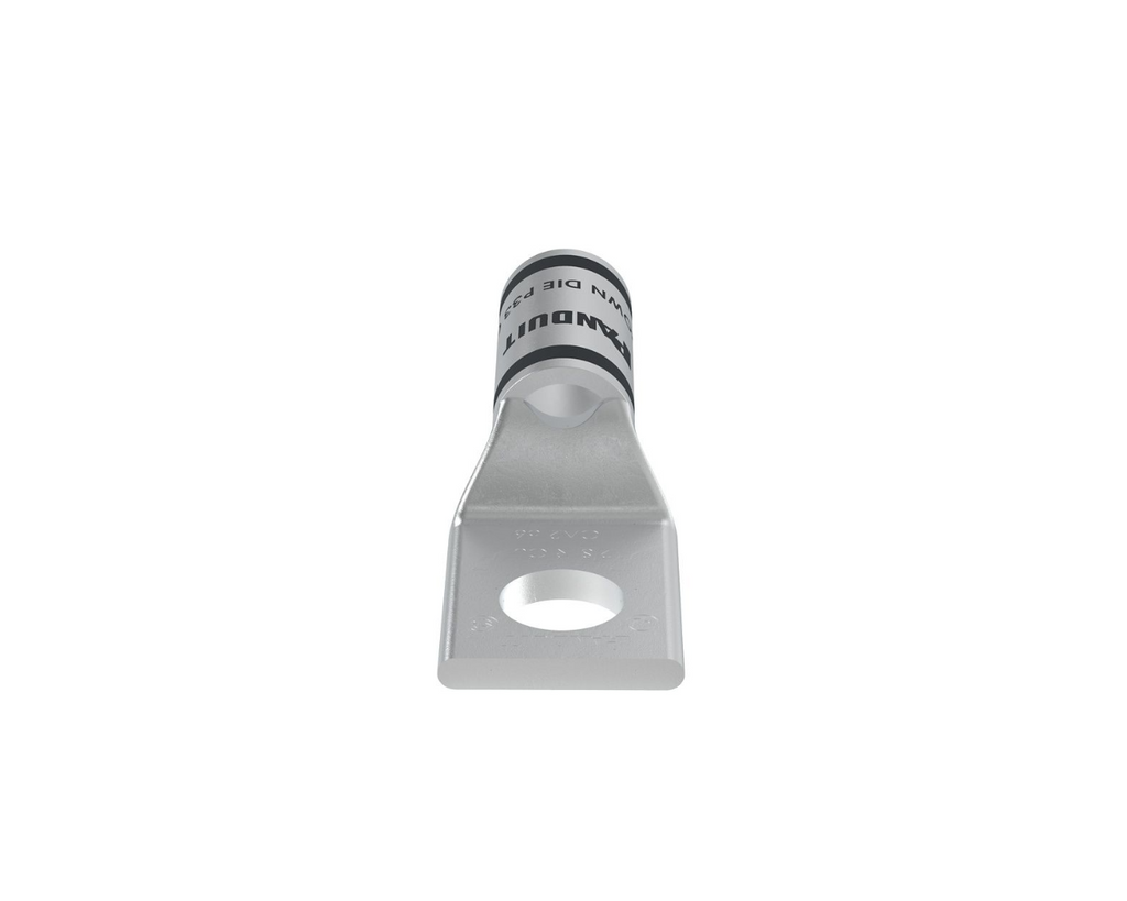 PANDUIT Pan-Lug™ LCA2-56-Q Comp. Lug, 2, Tin Plt Copper, Strt, One 0.31" Stud, 25 PER BOX     NEW SURPLUS