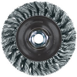 PFERD 82597 6in. Standard Twist Knot Wheel .016 SS Wire