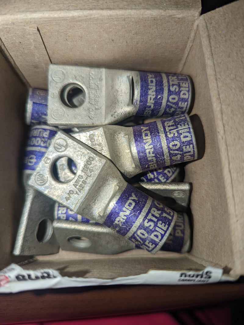Burndy YA28L4BOX Copper Compression Lug