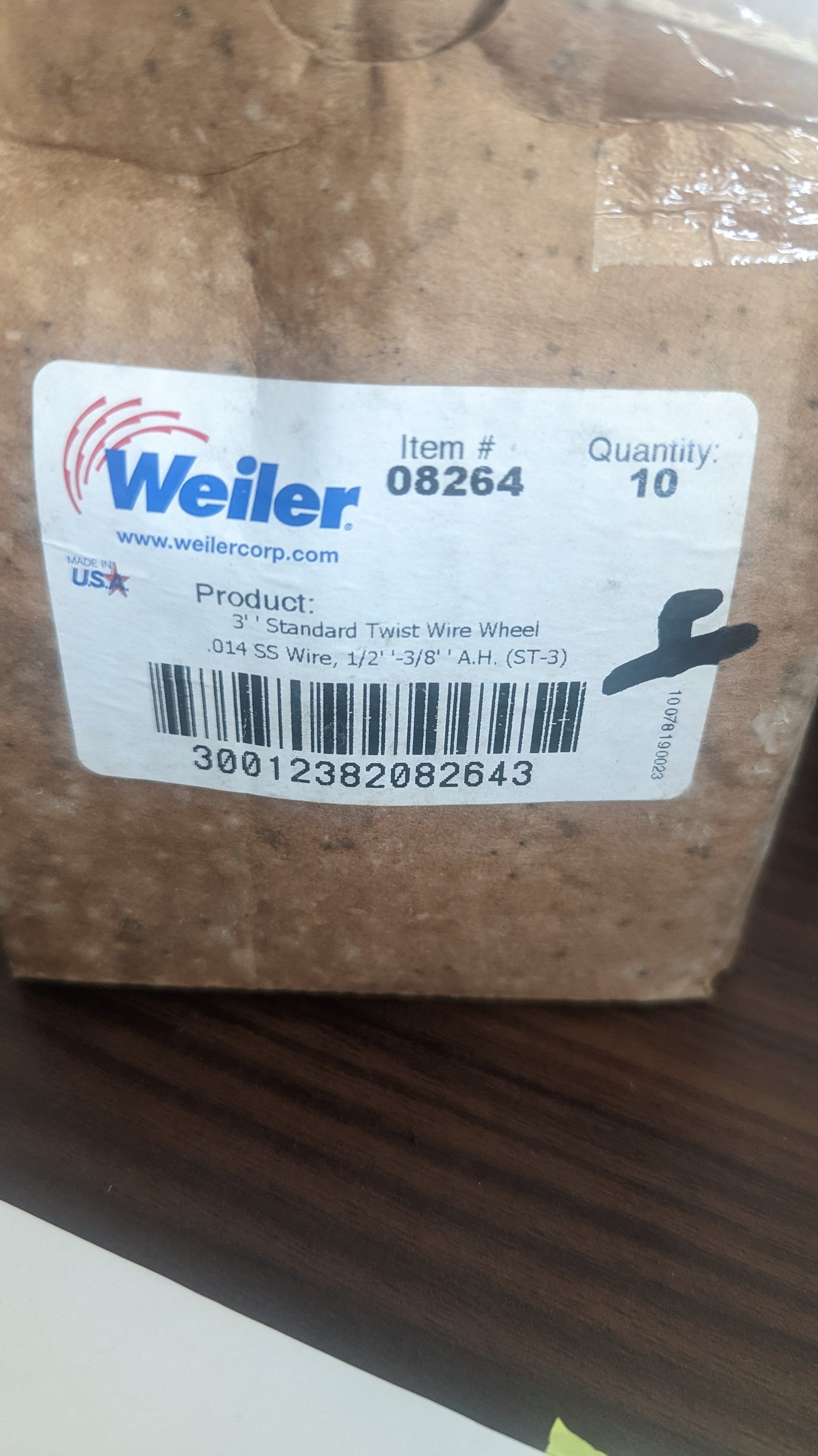 WEILER 08264 3in. STANDARD TWIST WIRE WHEEL