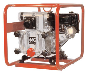 Multiquip QP2TH Honda-Powered Trash Pump Reconditioned with 1 Year Operational Warranty