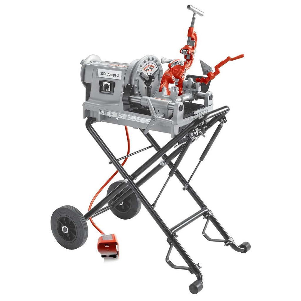 Ridgid 67182 Model 300 Compact Complete w/Diehead and 1/2-2" Dies - Reconditioned w/ 1 Year Operational Warranty