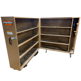 Knaack 100 60” x 30” x 65” Rolling Bi-fold Clam Shell Storage Cabinet with Casters- Remanufactured - General Equipment & Supply