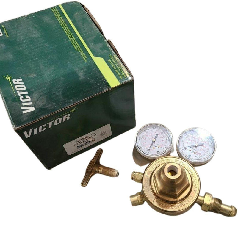 Victor SR450D-580 Heavy Duty/High Capacity Inert Gas Single Stage Regulator - Like- New - General Equipment & Supply