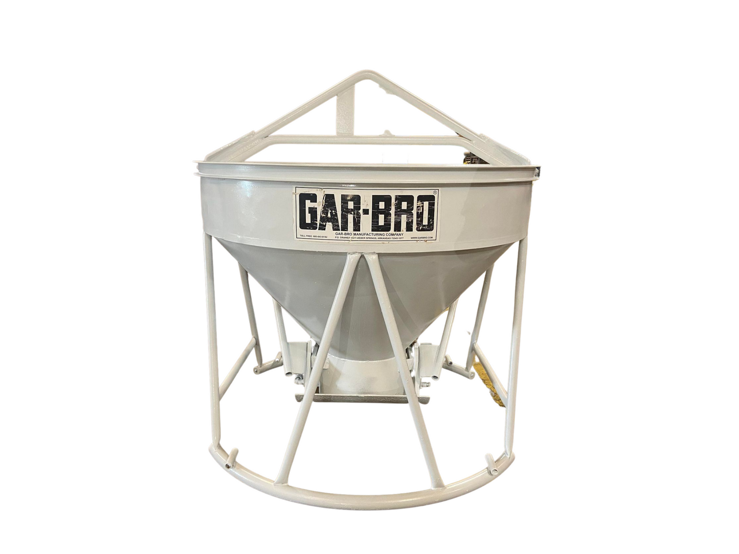 Gar-Bro 427-R Lightweight Round-Gate 1 Yard Bucket - Reconditioned