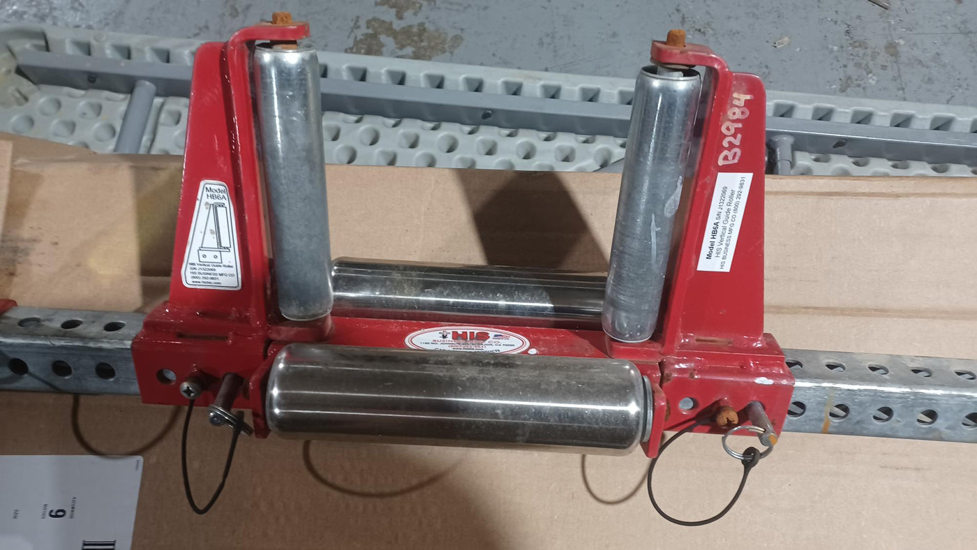 HIS HB6A Roller with HIS HB7A 48in. Crossbar and Clamps - Reconditioned
