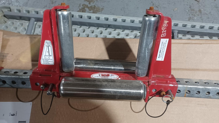 HIS HB6A Roller with HIS HB7A 48in. Crossbar and Clamps - Reconditioned