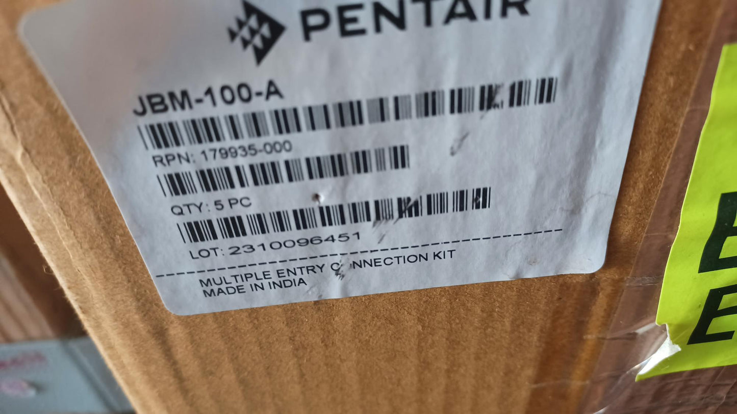 Pentair JBM-100-A Multiple Entry Connection Kit (5-Pack) New Surplus