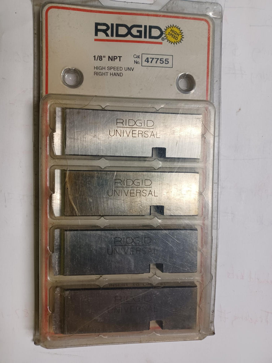 Ridgid 47755 Universal NPT Dies - New Surplus
