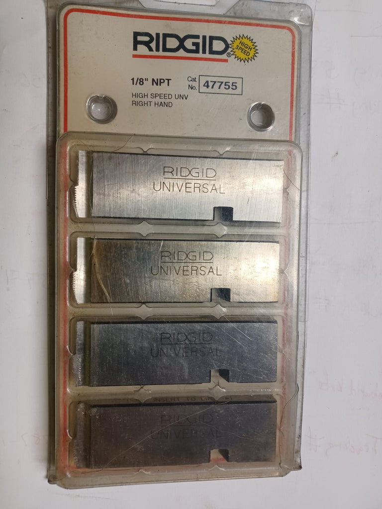 Ridgid 47755 1/8" NPT Dies New Surplus