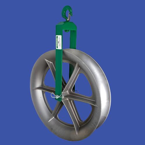 Greenlee 653 24 inch Hook Type Cable Sheave Assembly 4000lbs Capacity- Remanufactureded - General Equipment & Supply