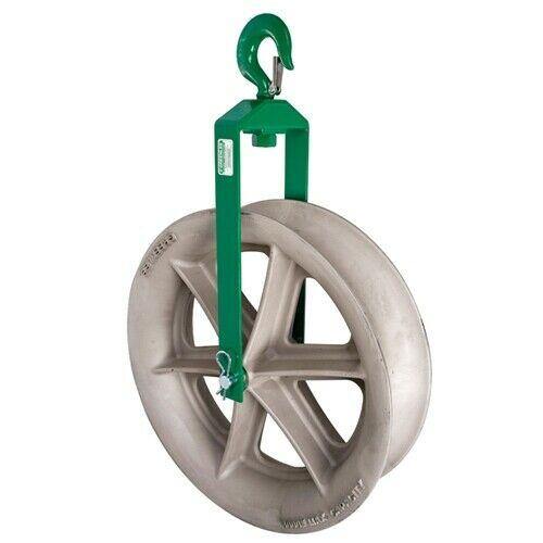 Greenlee 8024 24” Hook Type Cable Sheave Assembly 8000lbs Capacity- Remanufactured - General Equipment & Supply