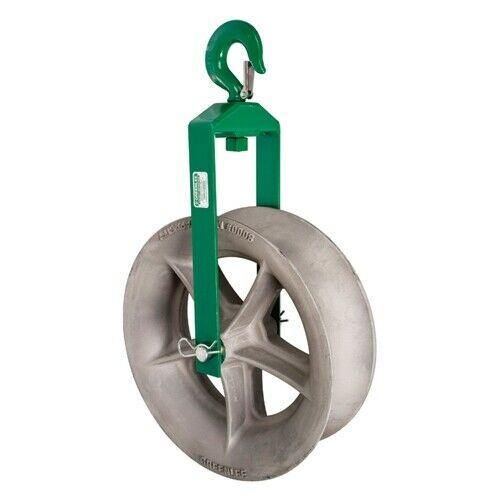 Greenlee 8018 18 Inch 8,000 lbs Cable Puller Hook Sheave- Remanufactureded - General Equipment & Supply