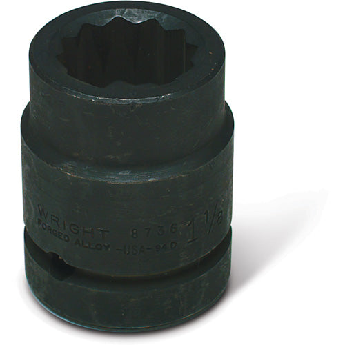 Wright Tool Impact Socket, 1" Drive, 1 3/4" Size, 12 Point Used