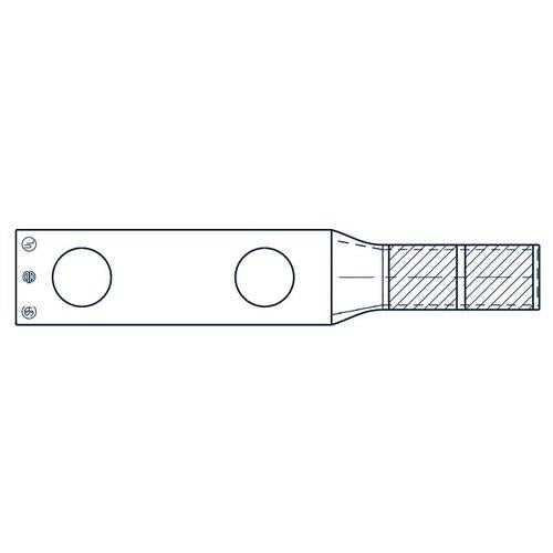 Burndy YAZ312N Copper Compression Lug